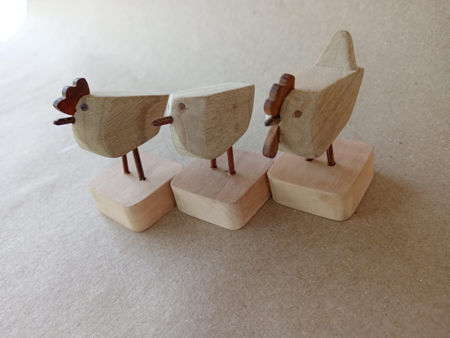 Set Pollitos de Madera